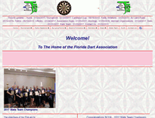 Tablet Screenshot of floridadarts.org